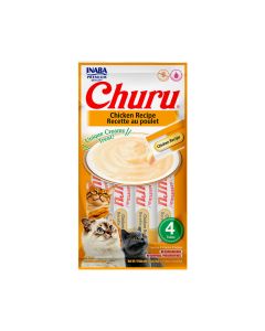 Petisco Purê Churu Galinha para Gatos 336gr