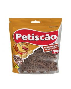 Snack Petisquinho Para Cães Sabor Carne - 500g - Petiscão